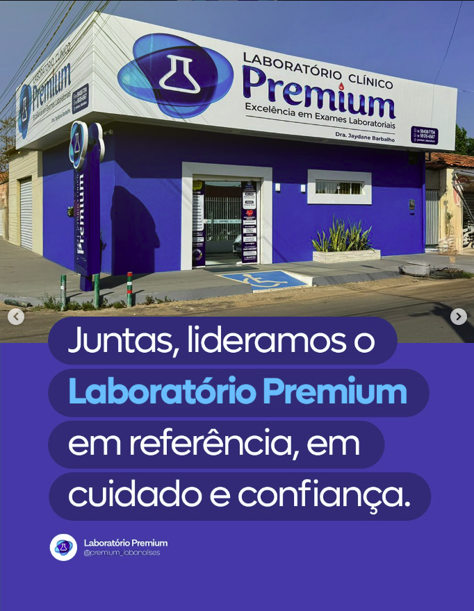 Fachada do Laboratório Premium
